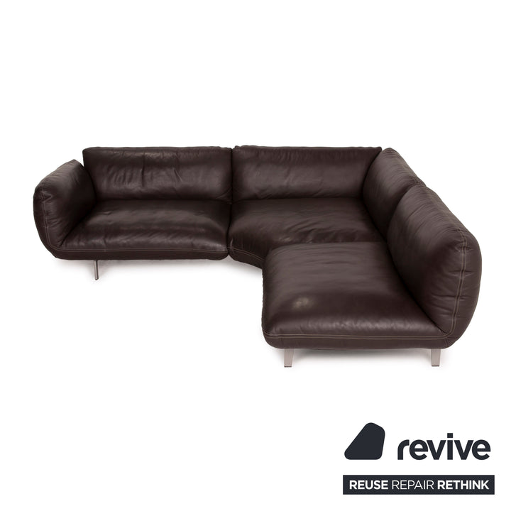Cor Jalis Leder Sofa Braun Ecksofa