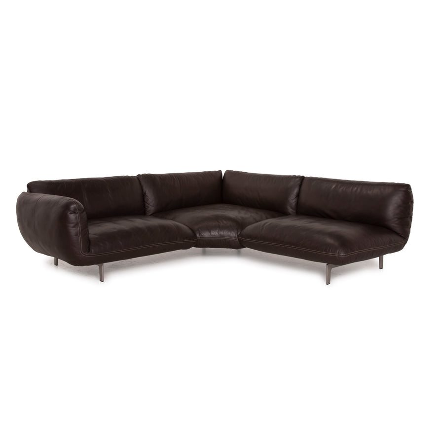 Cor Jalis Leder Sofa Braun Ecksofa