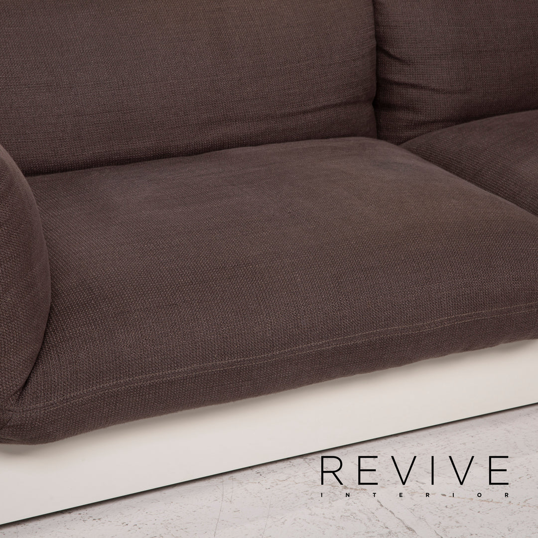 Cor Jalis Stoff Sofa Braun Ecksofa inkl. Couchtisch #14890