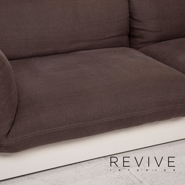 Cor Jalis Stoff Sofa Braun Ecksofa inkl. Couchtisch #14890
