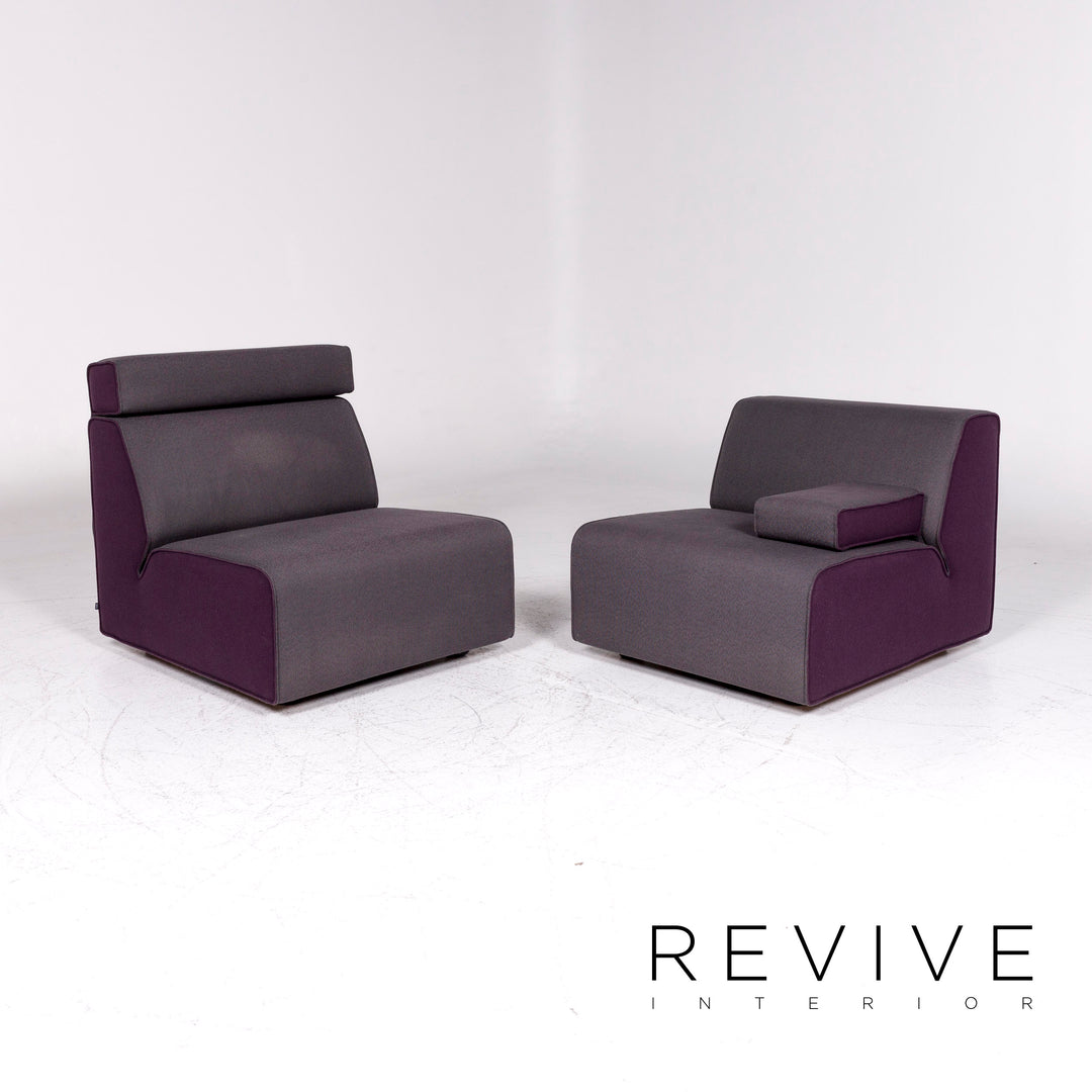 Cor Kelp Stoff Sofa Zweisitzer Couch #9284