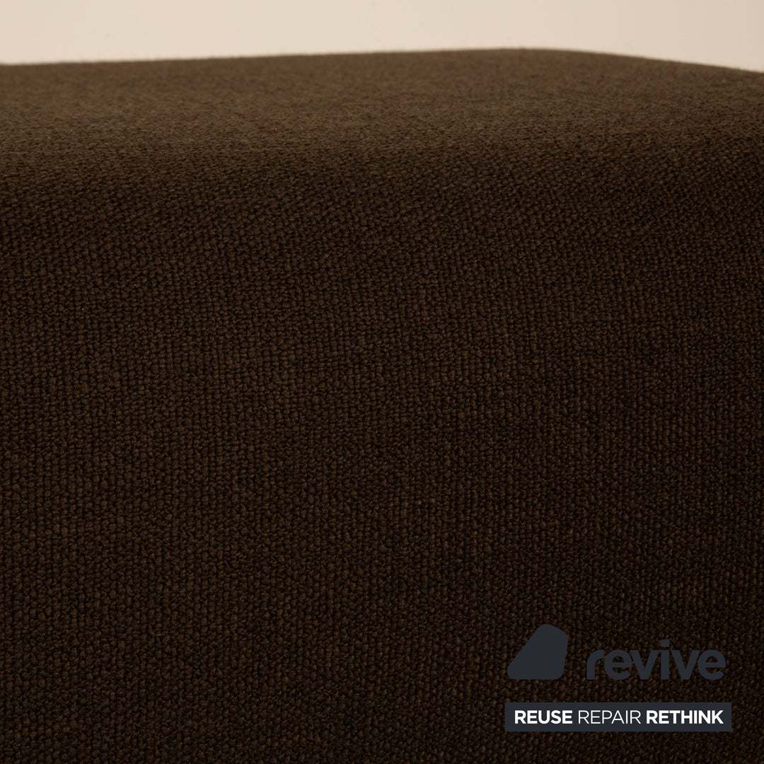 Cor Kelp Stoff Hocker Braun Grau