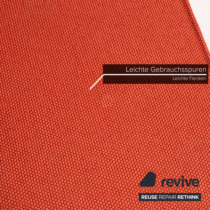 Cor Kelp Stoff Sofa Orange Zweisitzer Modular