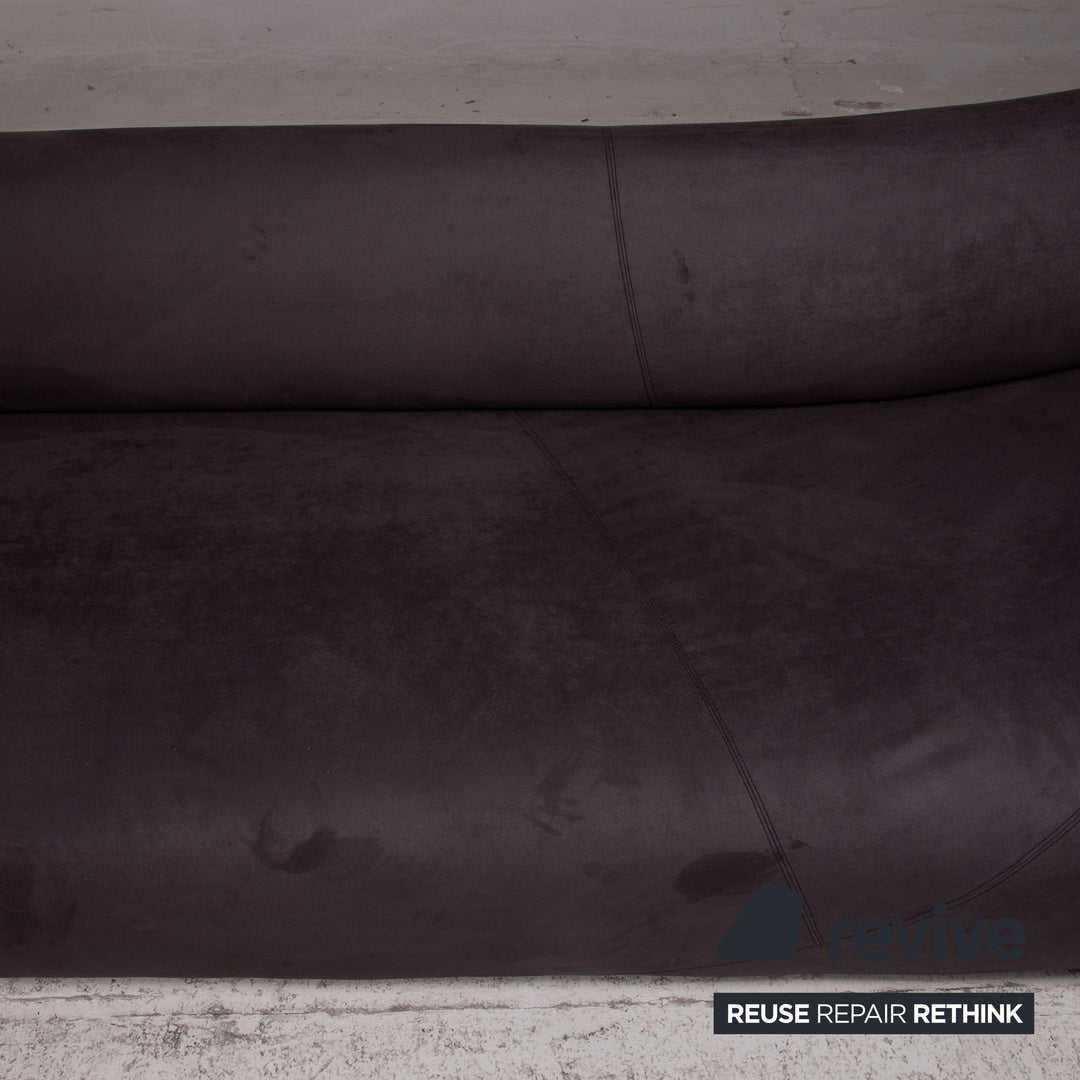 Cor Lava Stoff Sofa Rot Braun Ecksofa Modulsofa Couch