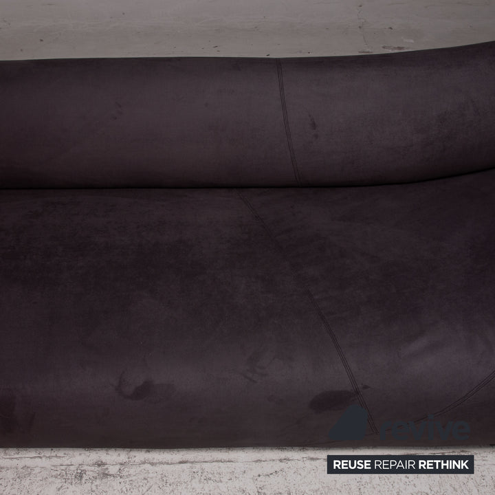 Cor Lava Stoff Sofa Rot Braun Ecksofa Modulsofa Couch