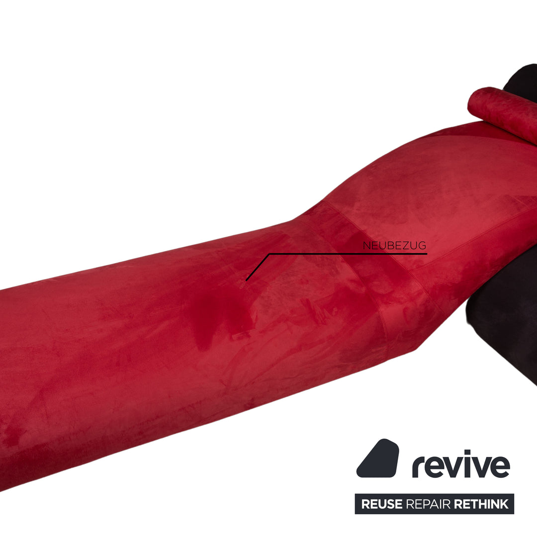 Cor Lava Stoff Sofa Rot Braun Ecksofa Modulsofa Couch