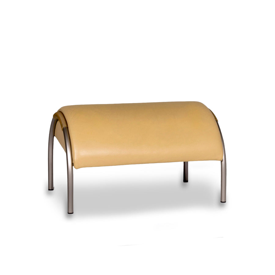 Cor Leder Hocker Gelb Schemel #10230