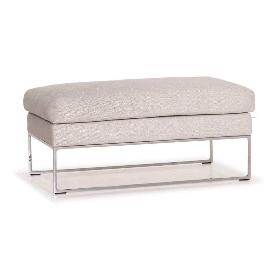 Cor Mell Stoff Hocker Grau