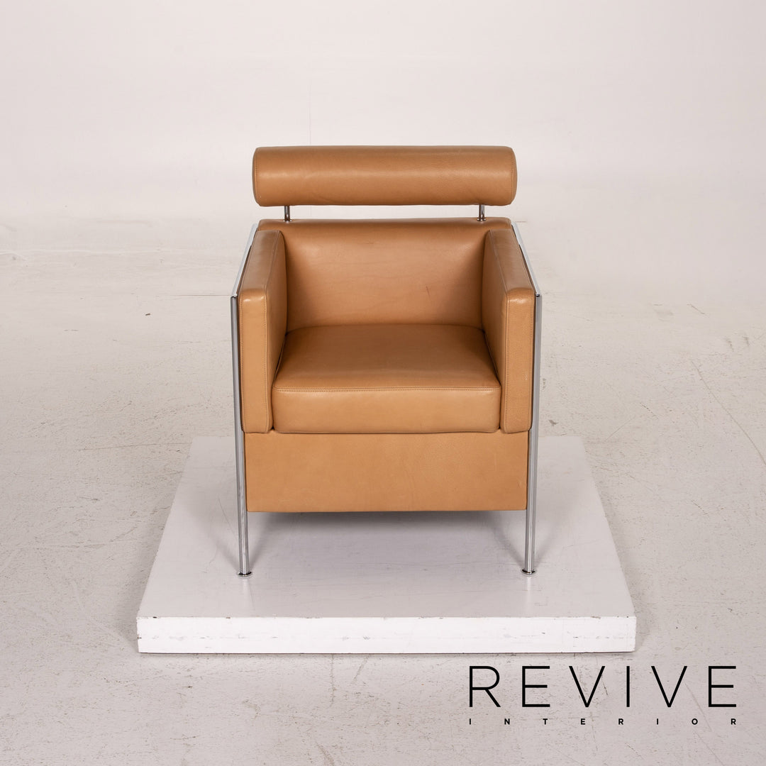 Cor Nemo Leder Sessel Beige #15573