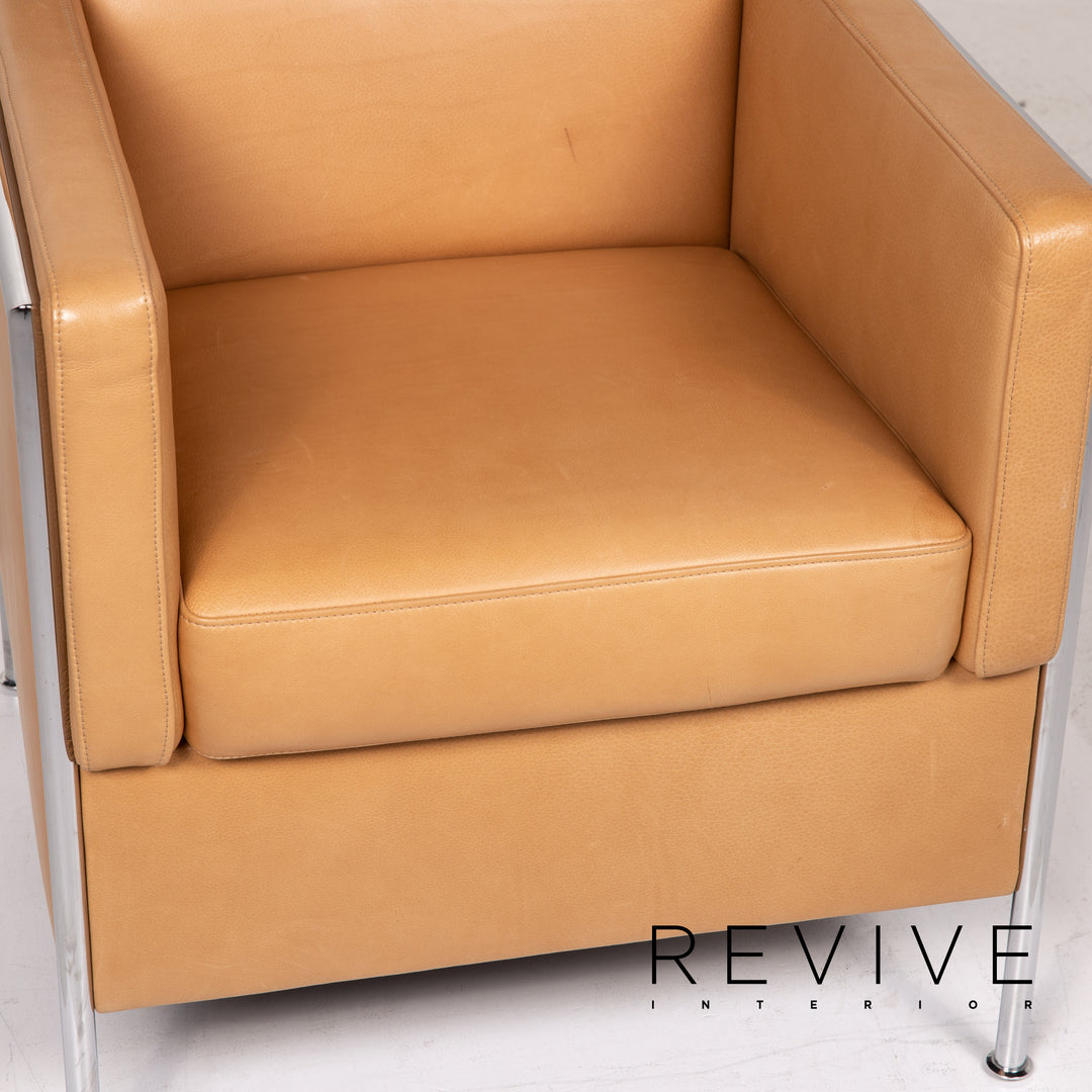 Cor Nemo Leder Sessel Beige #15573