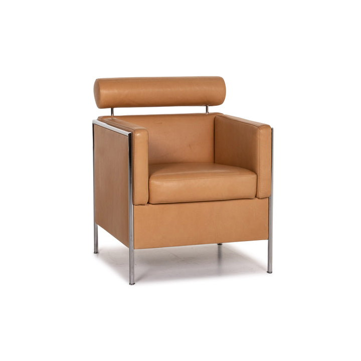 Cor Nemo Leder Sessel Beige #15573