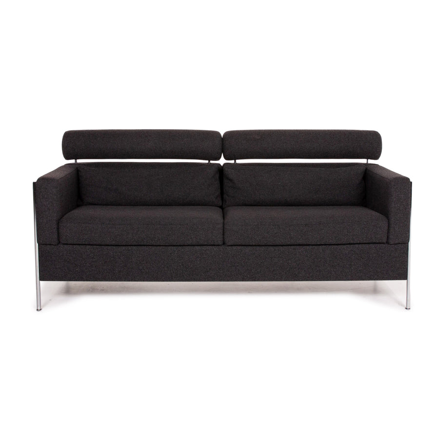 Cor Nemo Stoff Sofa Anthrazit Grau Dreisitzer Couch #14635