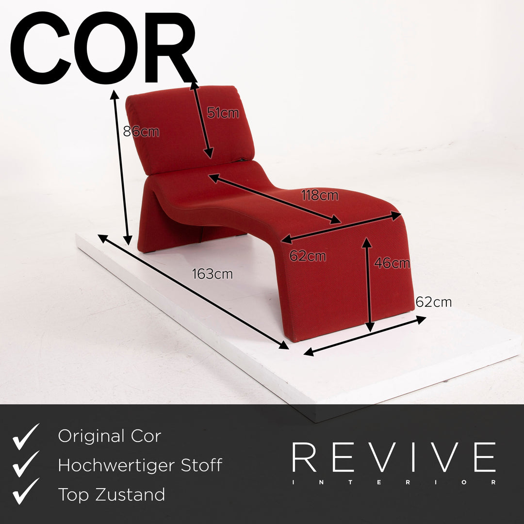 Cor Onda Stoff Liege Rot #14728