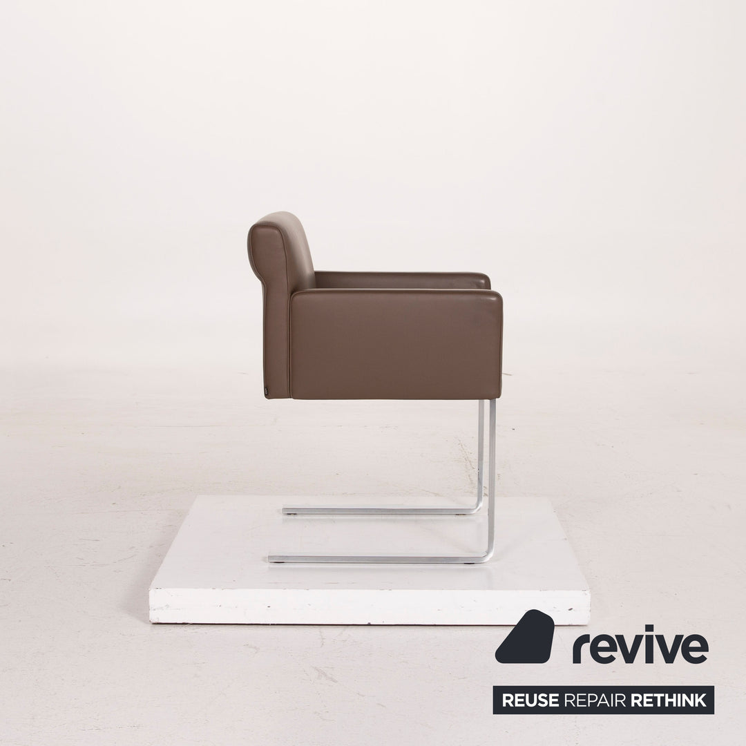 Cor Quant Leder Sessel Braun #15477