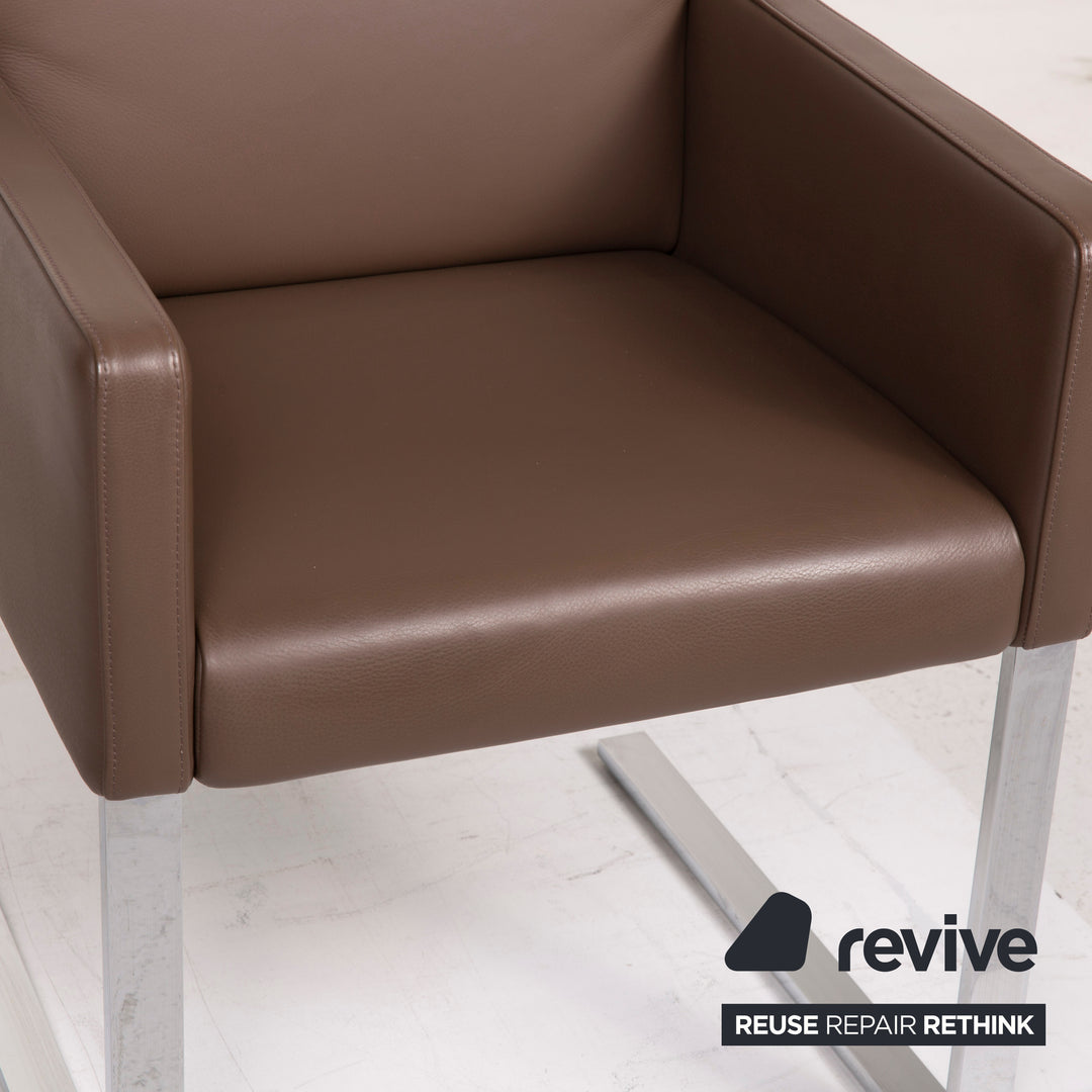 Cor Quant Leder Sessel Braun #15477