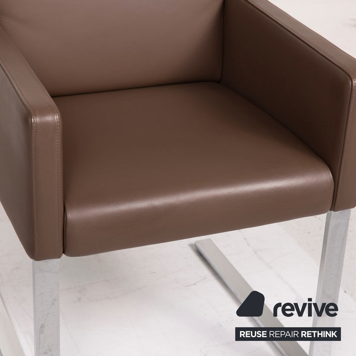 Cor Quant Leder Sessel Braun #15477