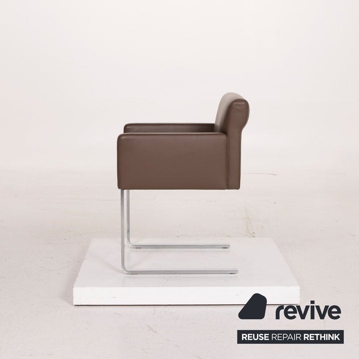 Cor Quant Leder Sessel Braun #15477