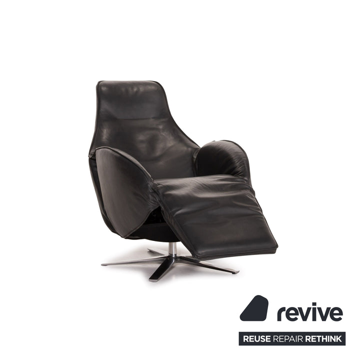 Cor ROB Leder Relaxsessel Schwarz Sessel Elektrische Funktion Relaxfunktion