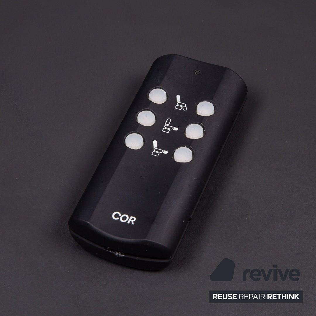 Cor ROB Leder Relaxsessel Schwarz Sessel Elektrische Funktion Relaxfunktion