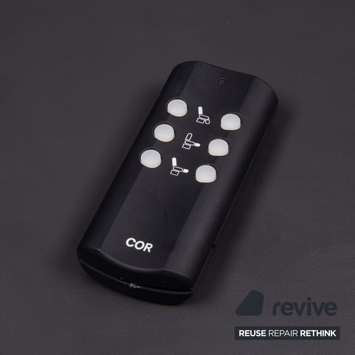 Cor ROB Leder Relaxsessel Schwarz Sessel Elektrische Funktion Relaxfunktion