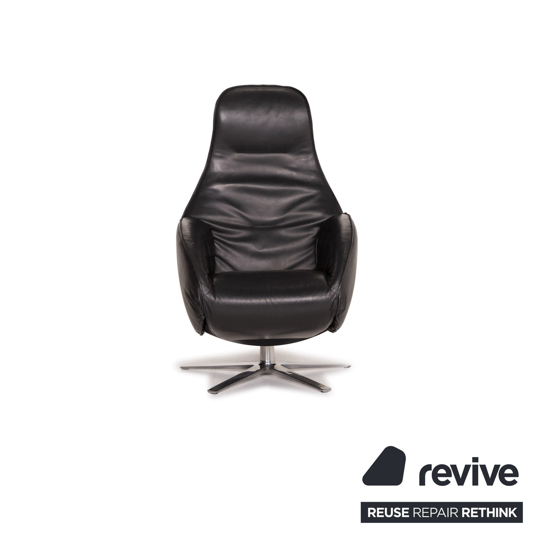 Cor ROB Leder Relaxsessel Schwarz Sessel Elektrische Funktion Relaxfunktion