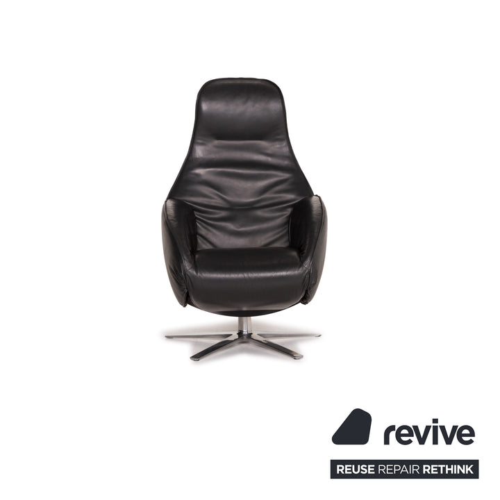Cor ROB Leder Relaxsessel Schwarz Sessel Elektrische Funktion Relaxfunktion