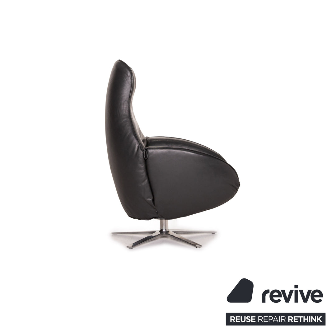 Cor ROB Leder Relaxsessel Schwarz Sessel Elektrische Funktion Relaxfunktion