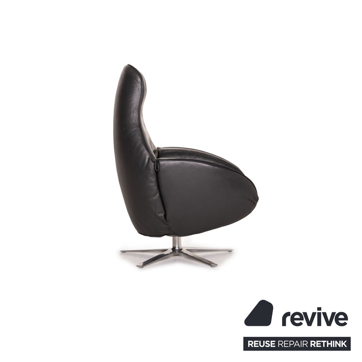 Cor ROB Leder Relaxsessel Schwarz Sessel Elektrische Funktion Relaxfunktion