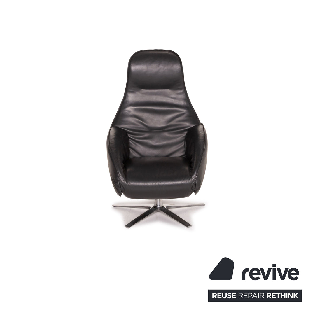 Cor ROB Leder Relaxsessel Schwarz Sessel Elektrische Funktion Relaxfunktion
