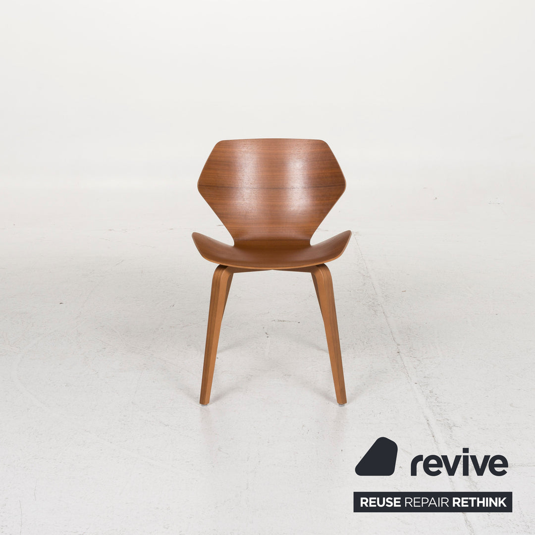 Chaise en bois Cor Shrimp marron #13172