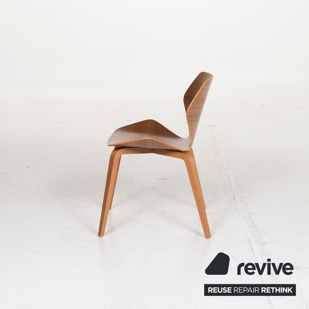 Chaise en bois Cor Shrimp marron #13172
