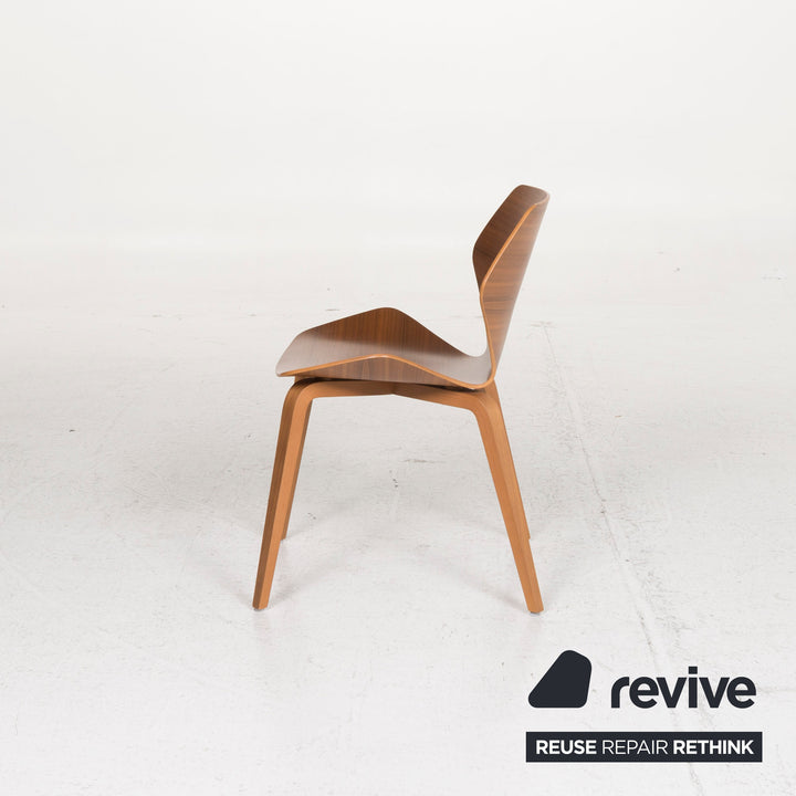 Chaise en bois Cor Shrimp marron #13172