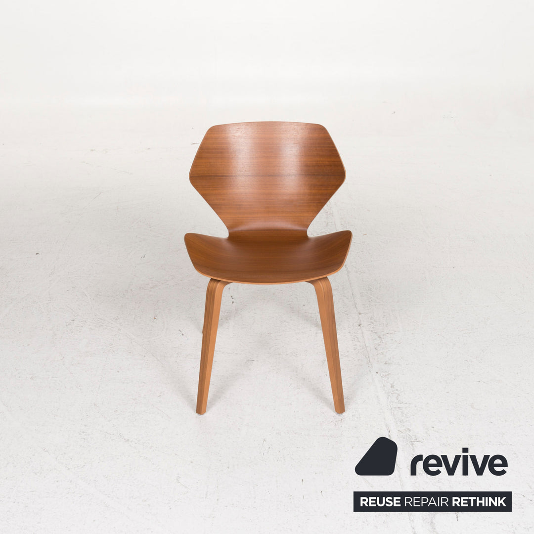 Chaise en bois Cor Shrimp marron #13172