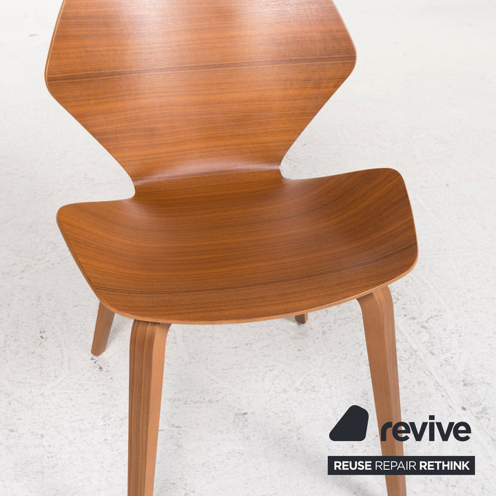 Chaise en bois Cor Shrimp marron #13172