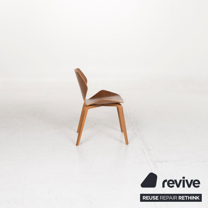 Chaise en bois Cor Shrimp marron #13172
