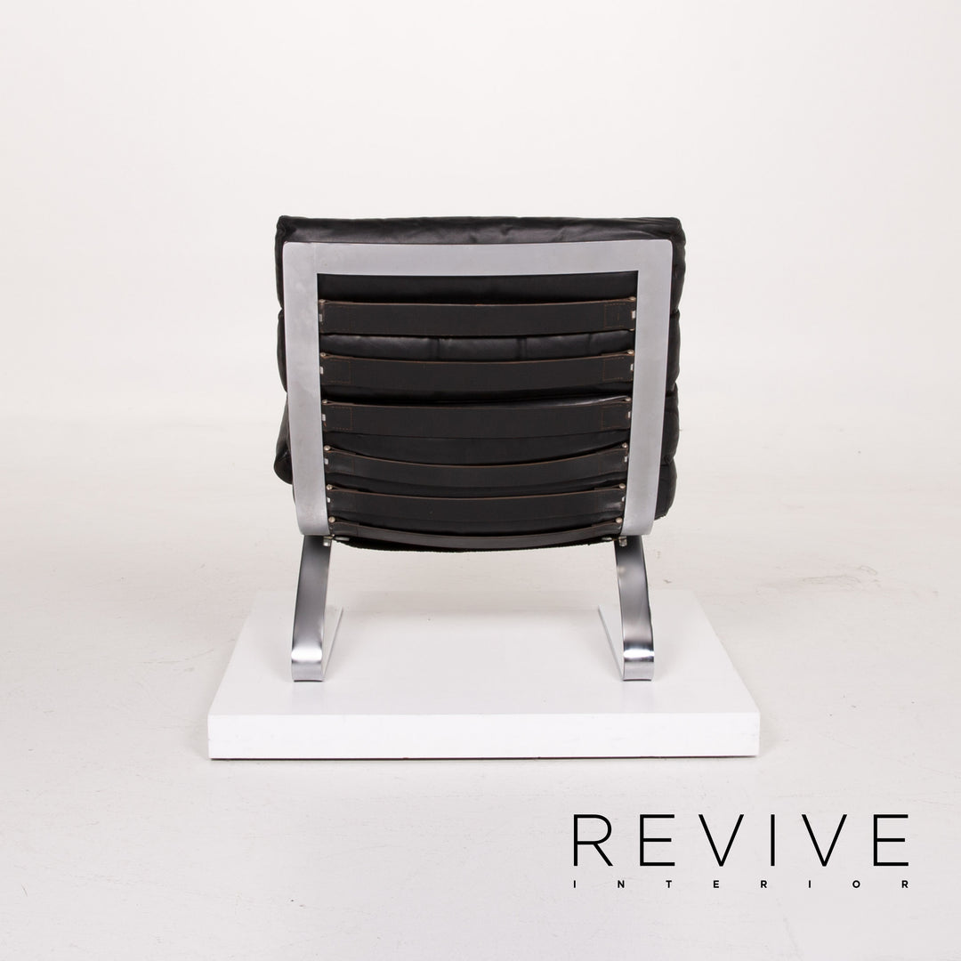 Fauteuil en cuir Cor Sinus noir #14ß85