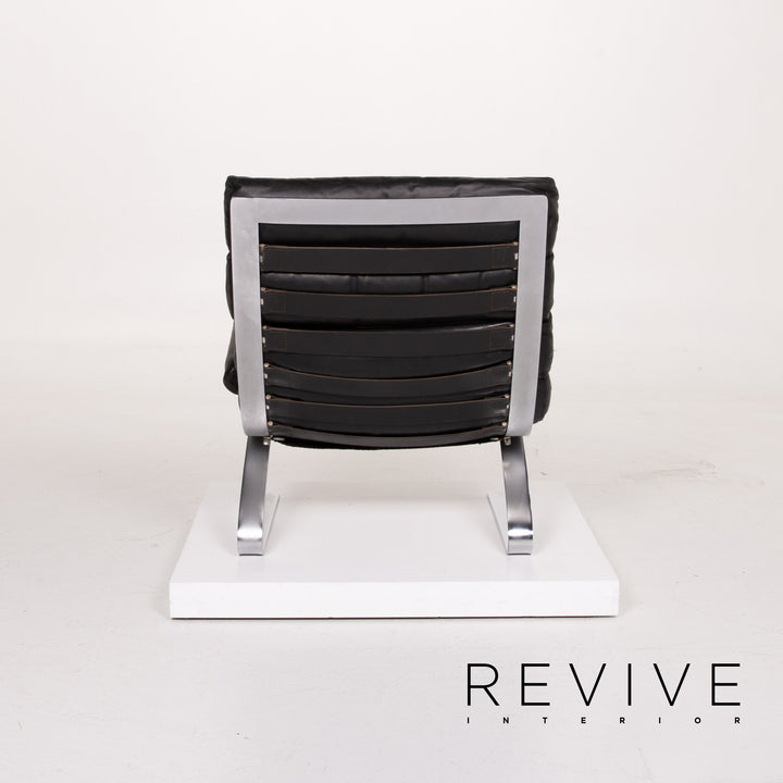 Fauteuil en cuir Cor Sinus noir #14ß85