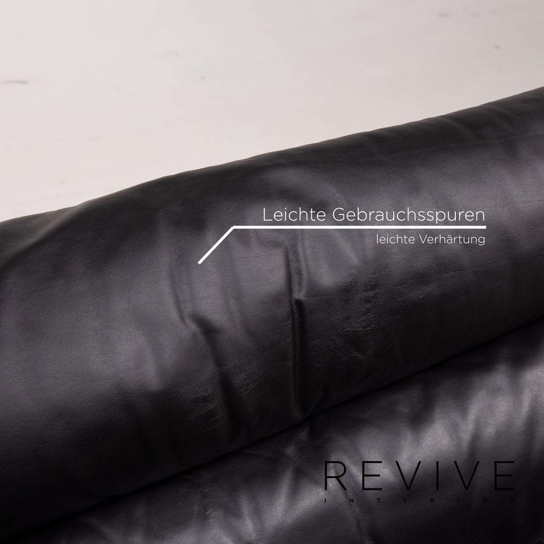 Fauteuil en cuir Cor Sinus noir #14ß85