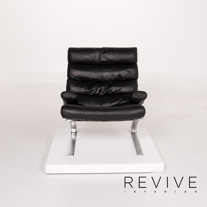 Fauteuil en cuir Cor Sinus noir #14ß85