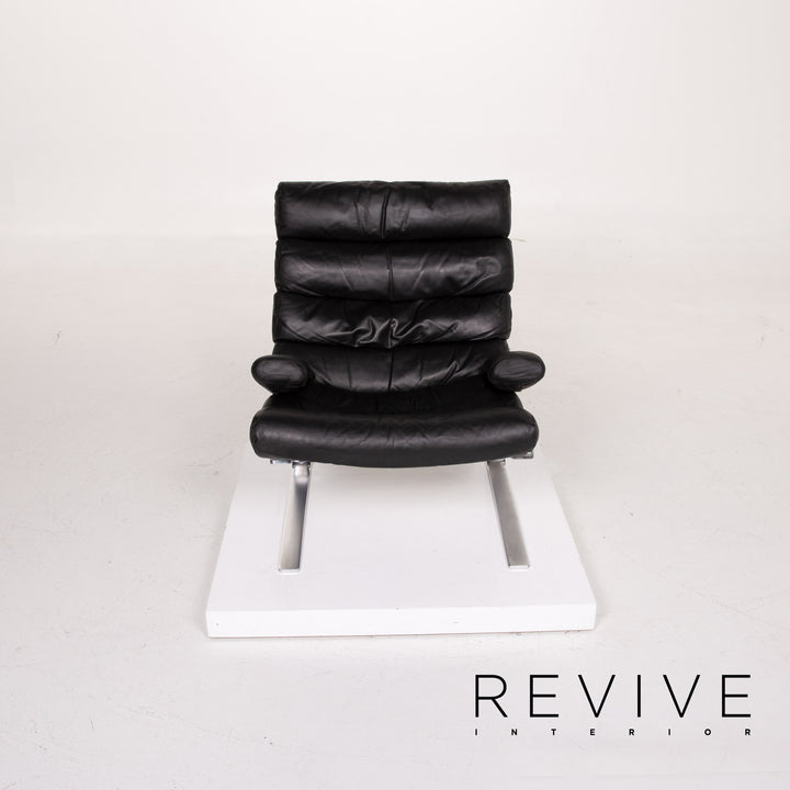 Fauteuil en cuir Cor Sinus noir #14ß85