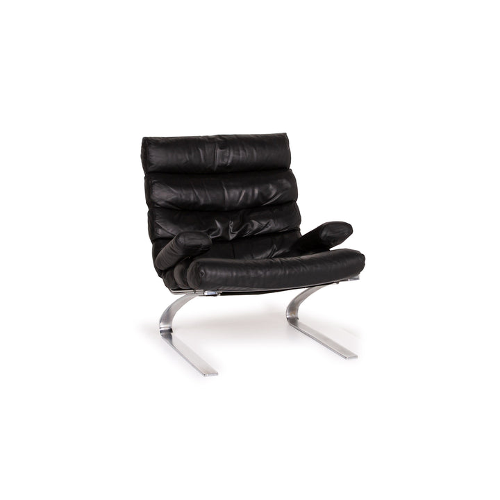 Fauteuil en cuir Cor Sinus noir #14ß85