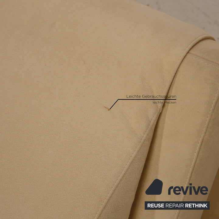 Ensemble de canapés en tissu Cor crème, fauteuil quatre places, fonction canapé