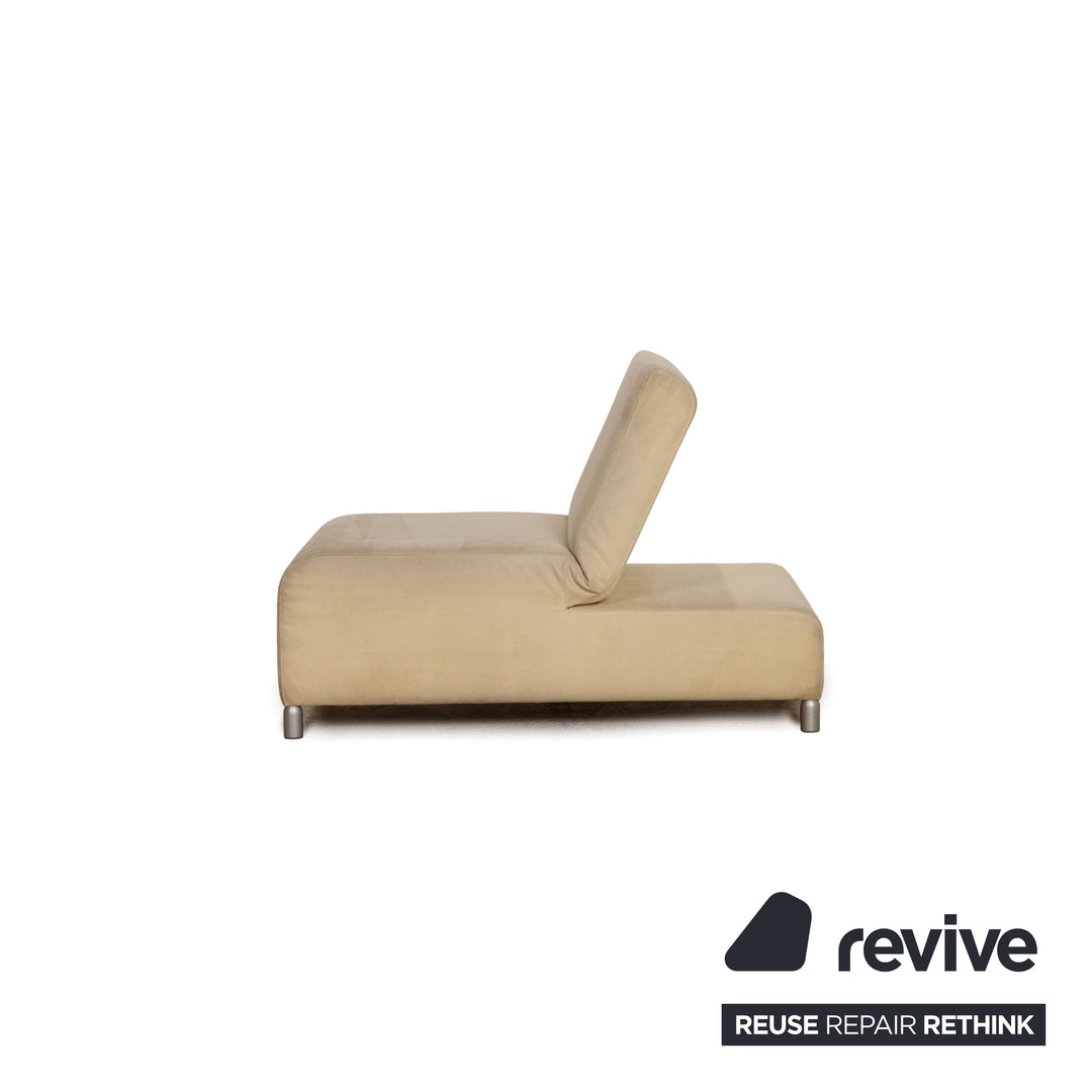 Ensemble de canapés en tissu Cor crème, fauteuil quatre places, fonction canapé