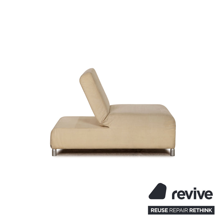 Ensemble de canapés en tissu Cor crème, fauteuil quatre places, fonction canapé