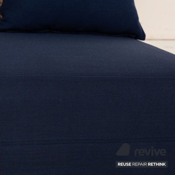 Fauteuil en tissu Cor Trinus bleu