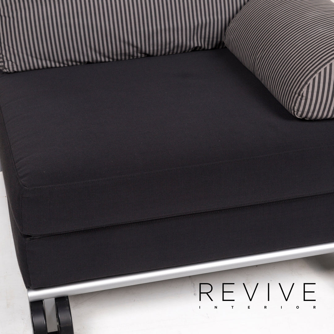 Fauteuil en tissu Cor Trinus bleu bleu foncé fonction sommeil #12807