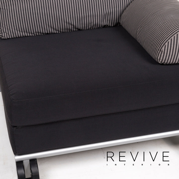 Fauteuil en tissu Cor Trinus bleu bleu foncé fonction sommeil #12807