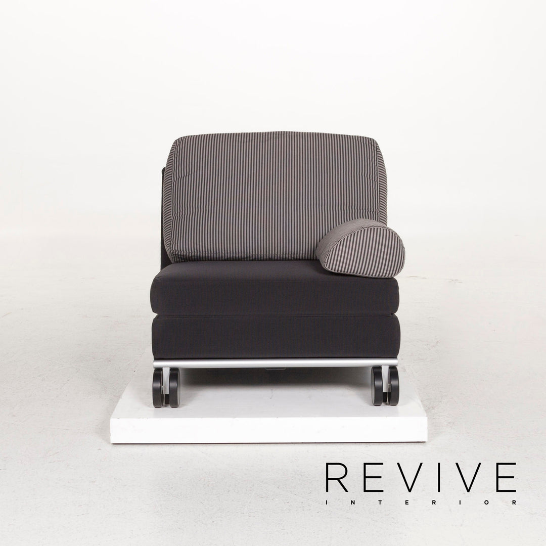 Cor Trinus ensemble de fauteuils en tissu bleu foncé fonction sommeil 2x fauteuils #12808