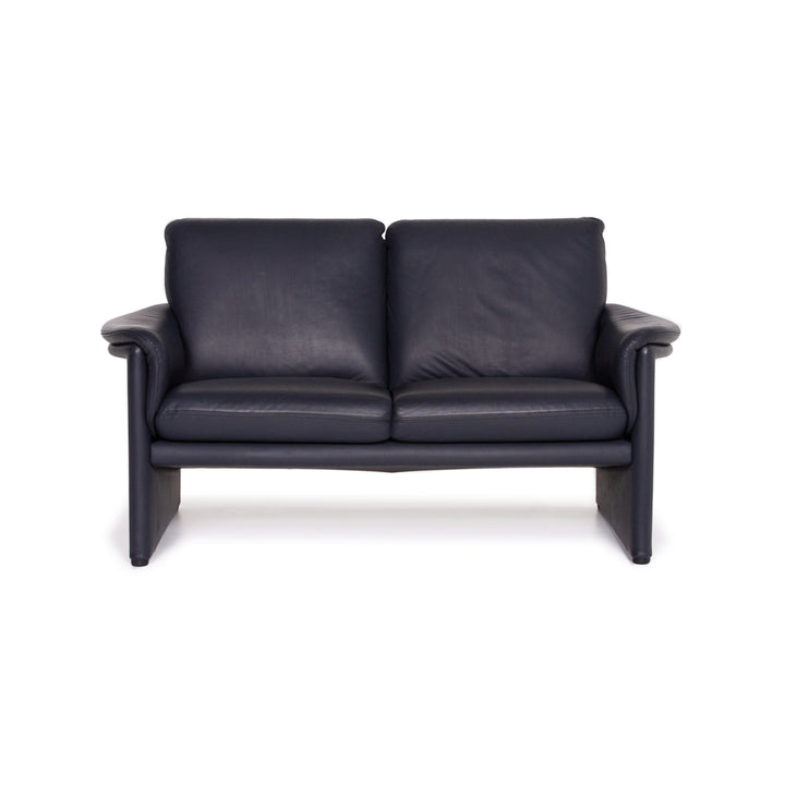 Cor Zento Leder Sofa Blau Zweisitzer #13790