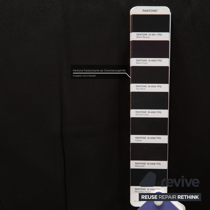 COR Zentro Schwarz Zweisitzer Leder Couch